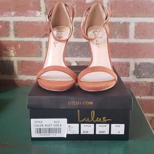 Brand New Faux suede heels